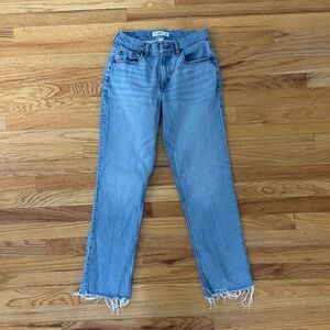 Abercrombie and Fitch Mid Rise 90's Straight Curve Love